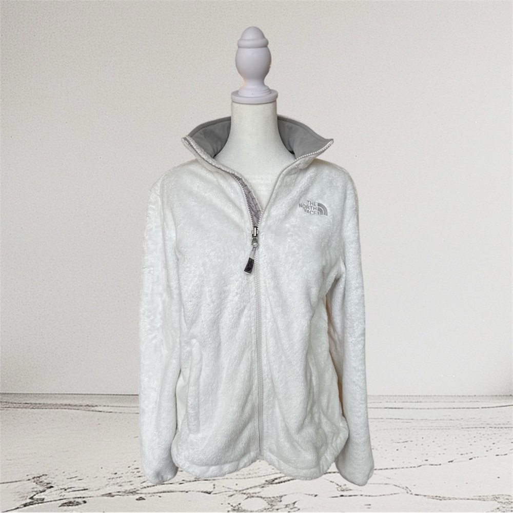 The North Face Soft White Zip-Up Jacket